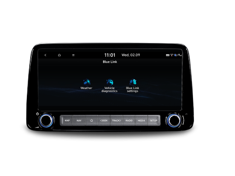 Personalizovaný uživatelský profil v novém modelu Hyundai KONA.